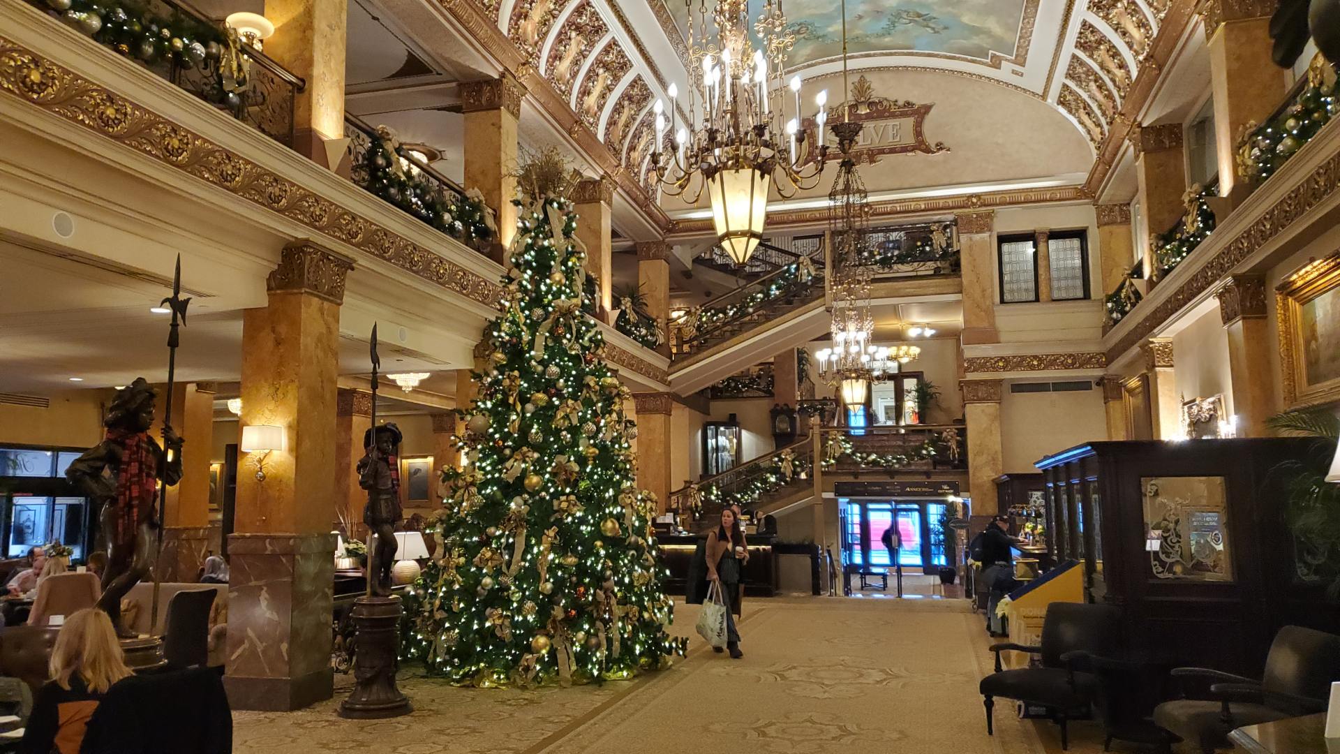 Pfister Hotel Lobby Christmas Tree