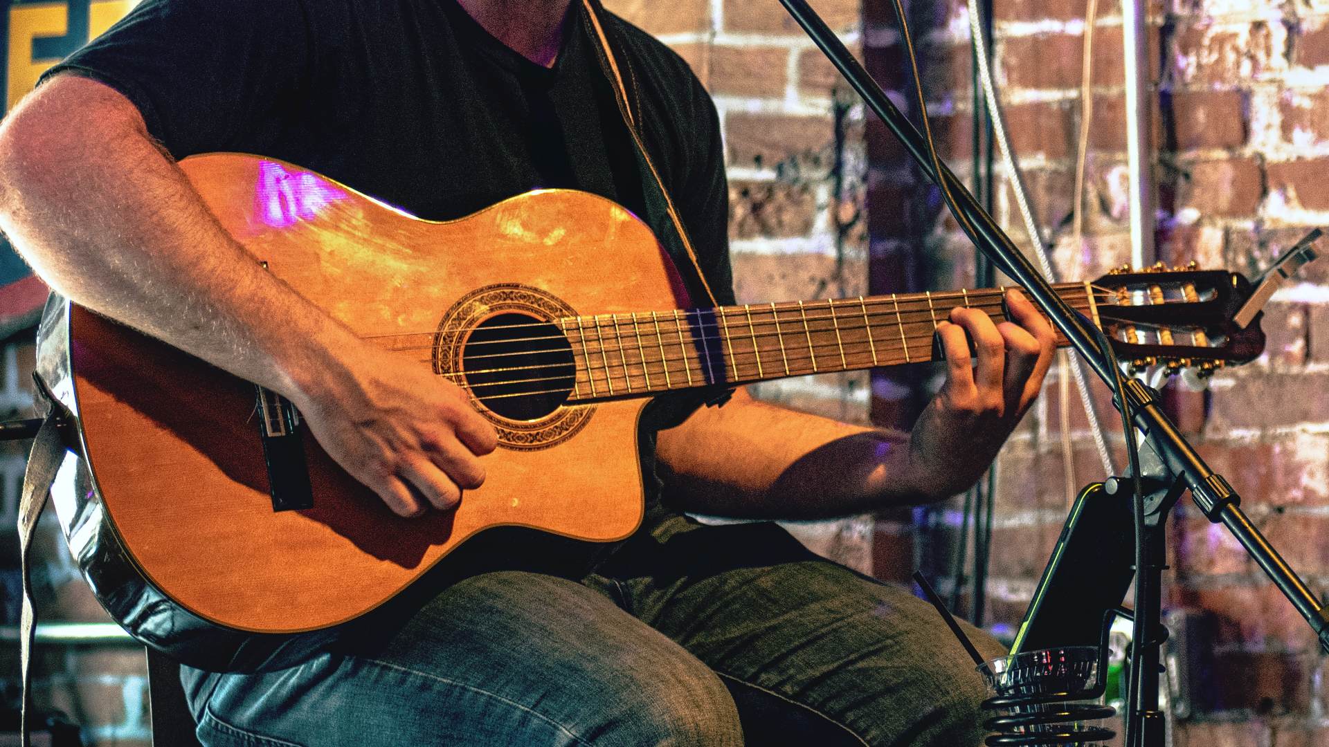 Man Playing Guitar